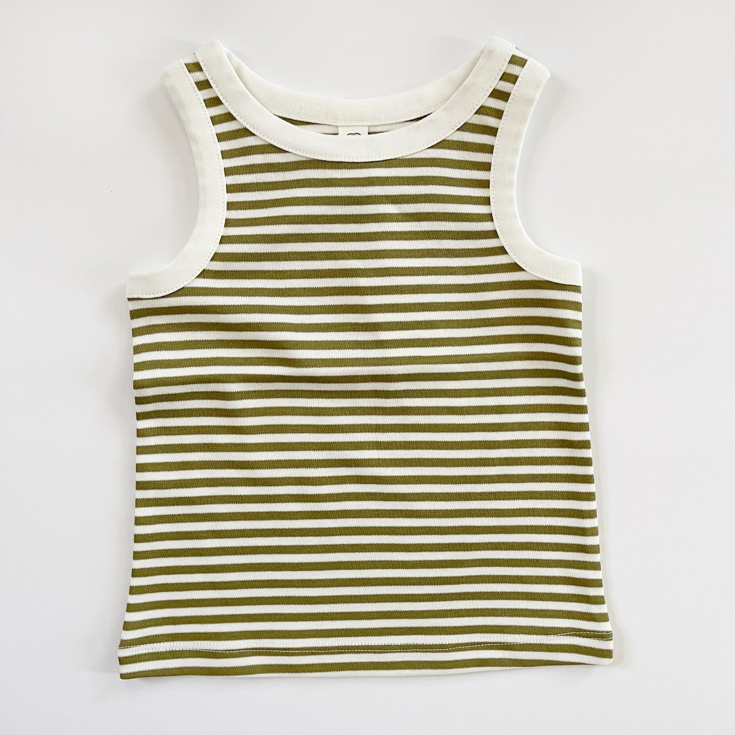 Ivory + Herb Striped Tank | Toddler