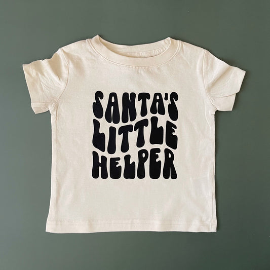 Santa’s Little Helper Tee |  Toddler + Infant